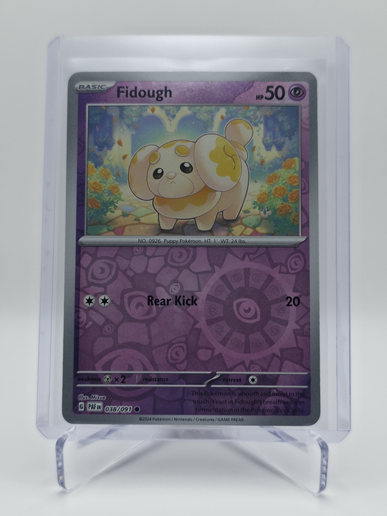 Pokemon Other - Pokémon TCG - Fidough - Paldean Fates - Reverse Holo - 038/091